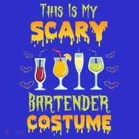 This Is My Scary Bartender Costume Halloween Bartender Cool Gift Women's T-Shirt thumb 6