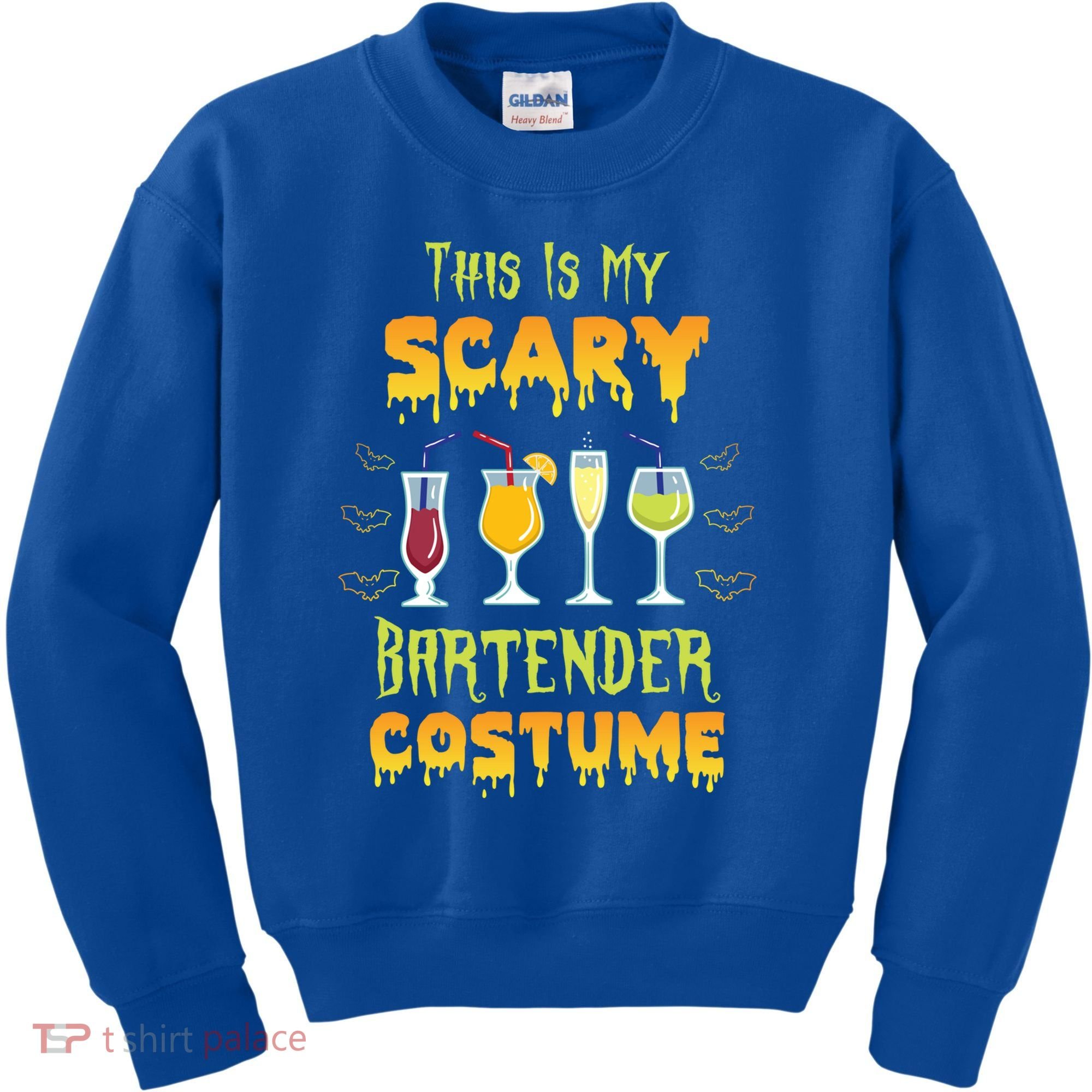 This Is My Scary Bartender Costume Halloween Bartender Cool Gift Kids Sweatshirt