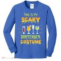 This Is My Scary Bartender Costume Halloween Bartender Cool Gift Kids Long Sleeve Shirt thumb 0