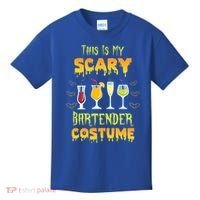 This Is My Scary Bartender Costume Halloween Bartender Cool Gift Kids T-Shirt thumb 0