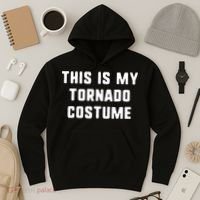 This Is My Tornado Halloween Costume Lazy Easy Last Minute Hoodie thumb 3