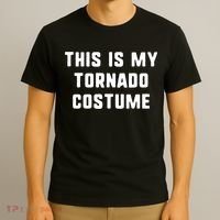 This Is My Tornado Halloween Costume Lazy Easy Last Minute T-Shirt thumb 3
