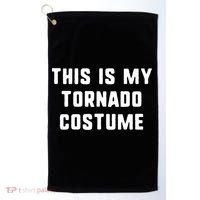 This Is My Tornado Halloween Costume Lazy Easy Last Minute Golf Towel thumb 0