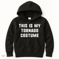 This Is My Tornado Halloween Costume Lazy Easy Last Minute Kids Hoodie thumb 0