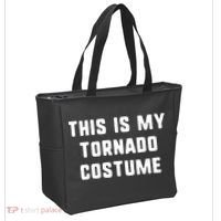 This Is My Tornado Halloween Costume Lazy Easy Last Minute Tote Bag thumb 2