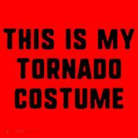 This Is My Tornado Halloween Costume Lazy Easy Last Minute Santa Hat thumb 1