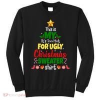 This Is My It's Too Hot For Ugly Christmas Sweater Shirt Festive Sweatshirt thumb 0