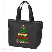 This Is My It's Too Hot For Ugly Christmas Sweater Shirt Festive Tote Bag thumb 3