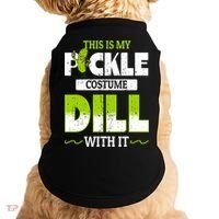 This Is My Pickle Costume Dill With It Pickles Funny Gift Doggie Tank thumb 0