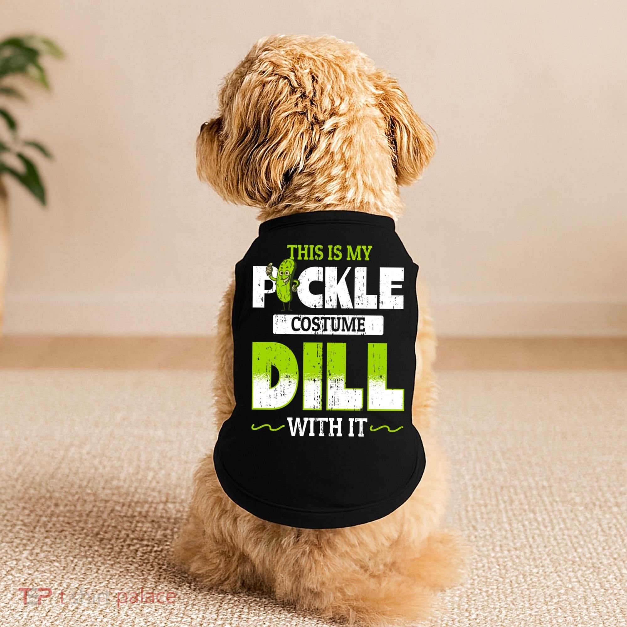 This Is My Pickle Costume Dill With It Pickles Funny Gift Doggie Tank