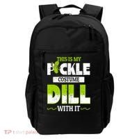 This Is My Pickle Costume Dill With It Pickles Funny Gift Backpack thumb 0