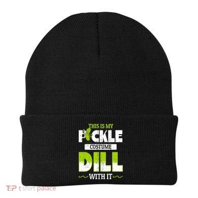 This Is My Pickle Costume Dill With It Pickles Funny Gift Beanie