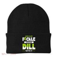 This Is My Pickle Costume Dill With It Pickles Funny Gift Beanie thumb 0