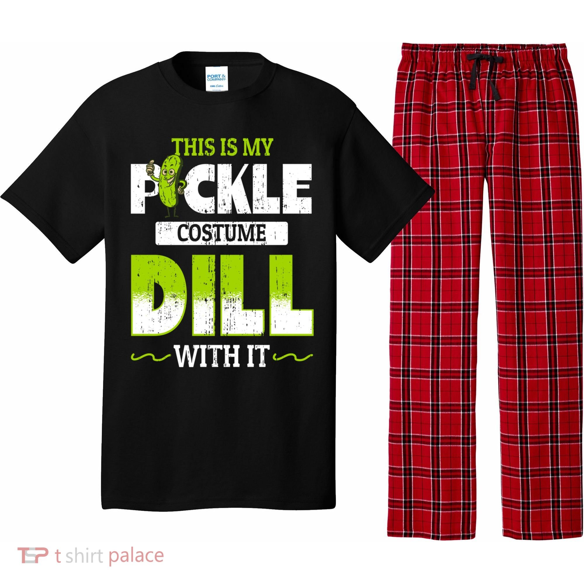 This Is My Pickle Costume Dill With It Pickles Funny Gift Pajama Set