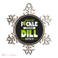 This Is My Pickle Costume Dill With It Pickles Funny Gift Ornament thumb 0