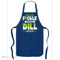 This Is My Pickle Costume Dill With It Pickles Funny Gift Apron thumb 0