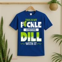 This Is My Pickle Costume Dill With It Pickles Funny Gift T-Shirt thumb 2