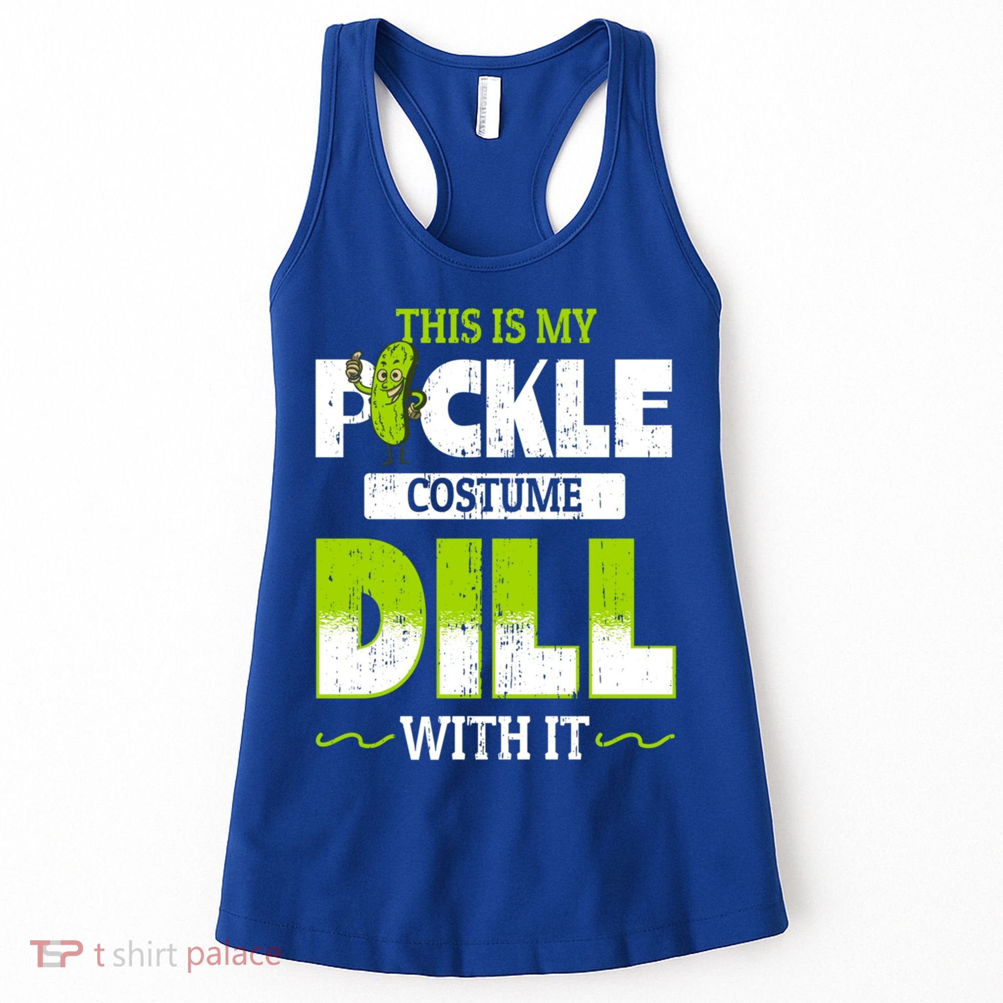This Is My Pickle Costume Dill With It Pickles Funny Gift Women's Tank Top