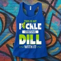 This Is My Pickle Costume Dill With It Pickles Funny Gift Women's Tank Top thumb 3
