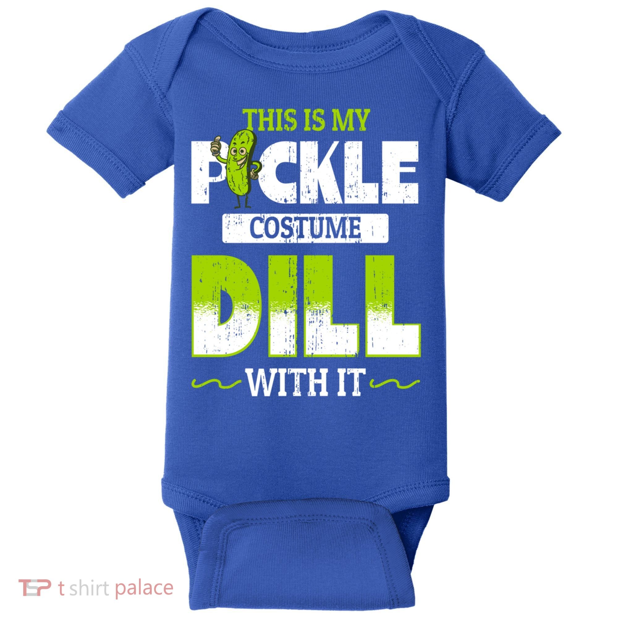 This Is My Pickle Costume Dill With It Pickles Funny Gift Baby Bodysuit