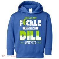 This Is My Pickle Costume Dill With It Pickles Funny Gift Toddler Hoodie thumb 0