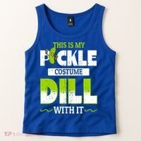 This Is My Pickle Costume Dill With It Pickles Funny Gift Tank Top thumb 2