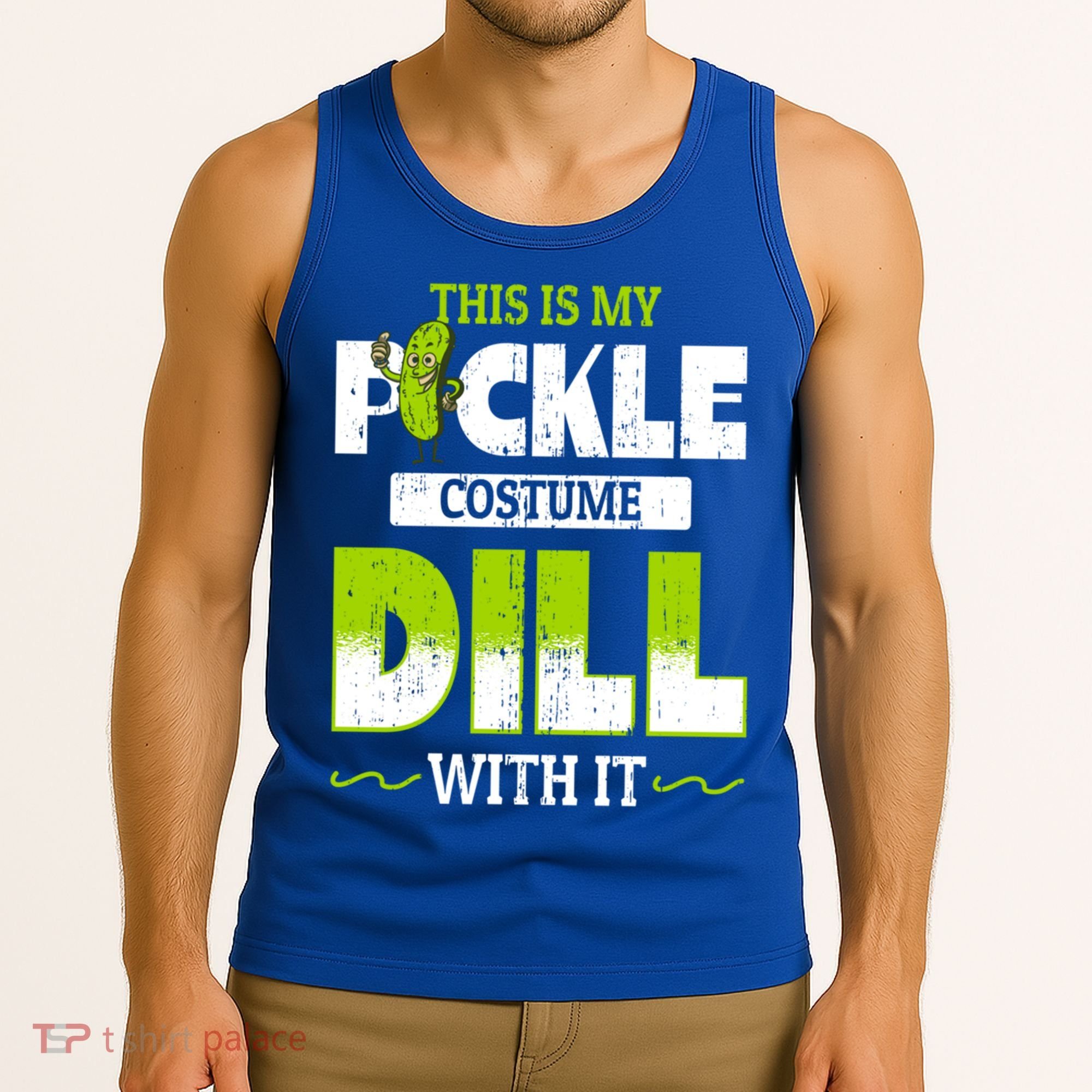 This Is My Pickle Costume Dill With It Pickles Funny Gift Tank Top