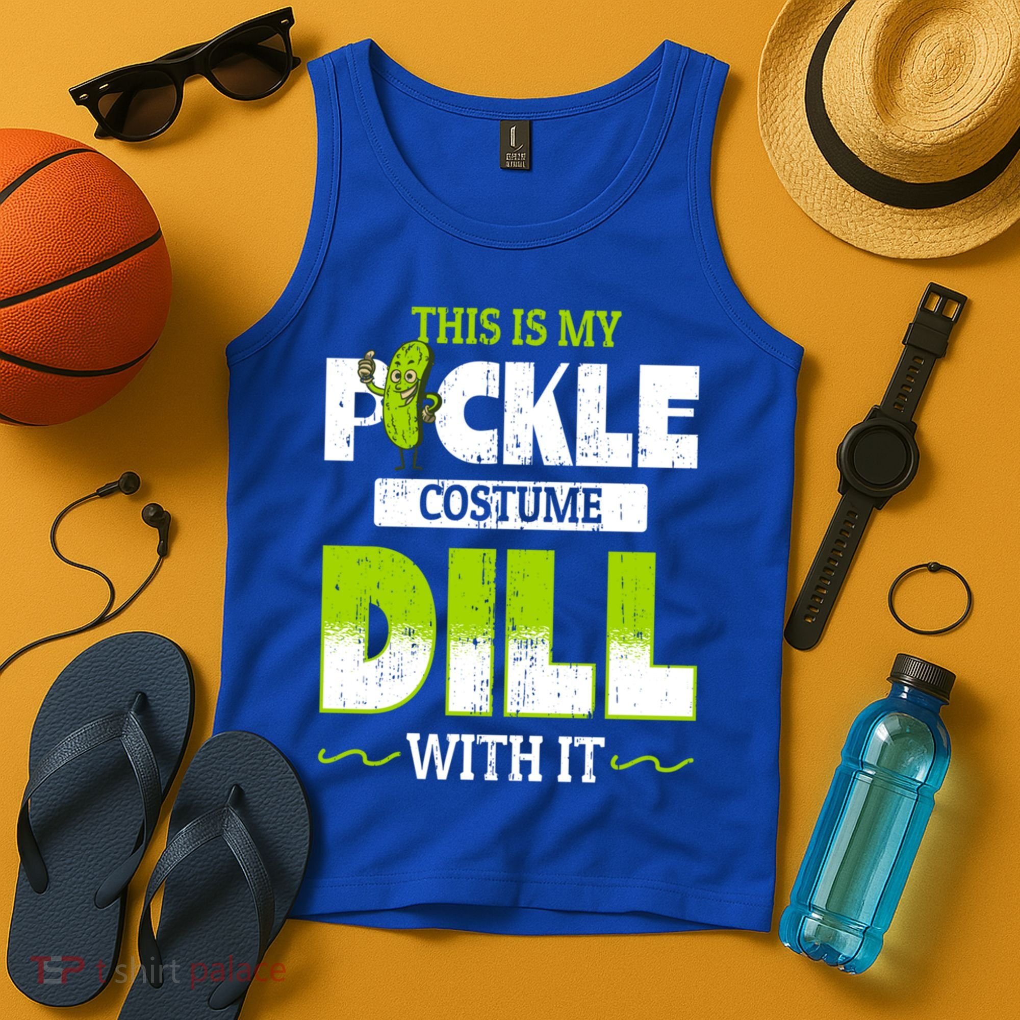 This Is My Pickle Costume Dill With It Pickles Funny Gift Tank Top