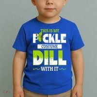 This Is My Pickle Costume Dill With It Pickles Funny Gift Toddler T-Shirt thumb 2