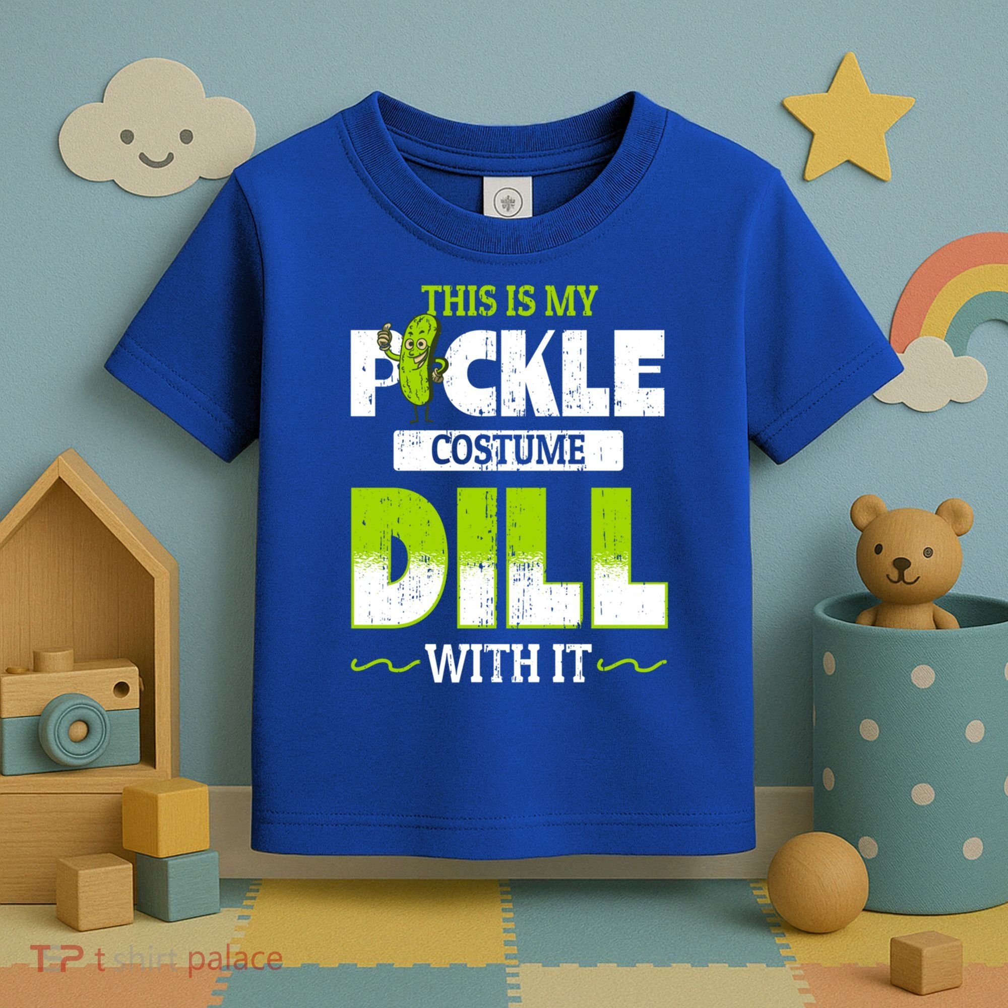 This Is My Pickle Costume Dill With It Pickles Funny Gift Toddler T-Shirt