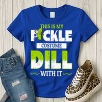 This Is My Pickle Costume Dill With It Pickles Funny Gift Women's T-Shirt thumb 3