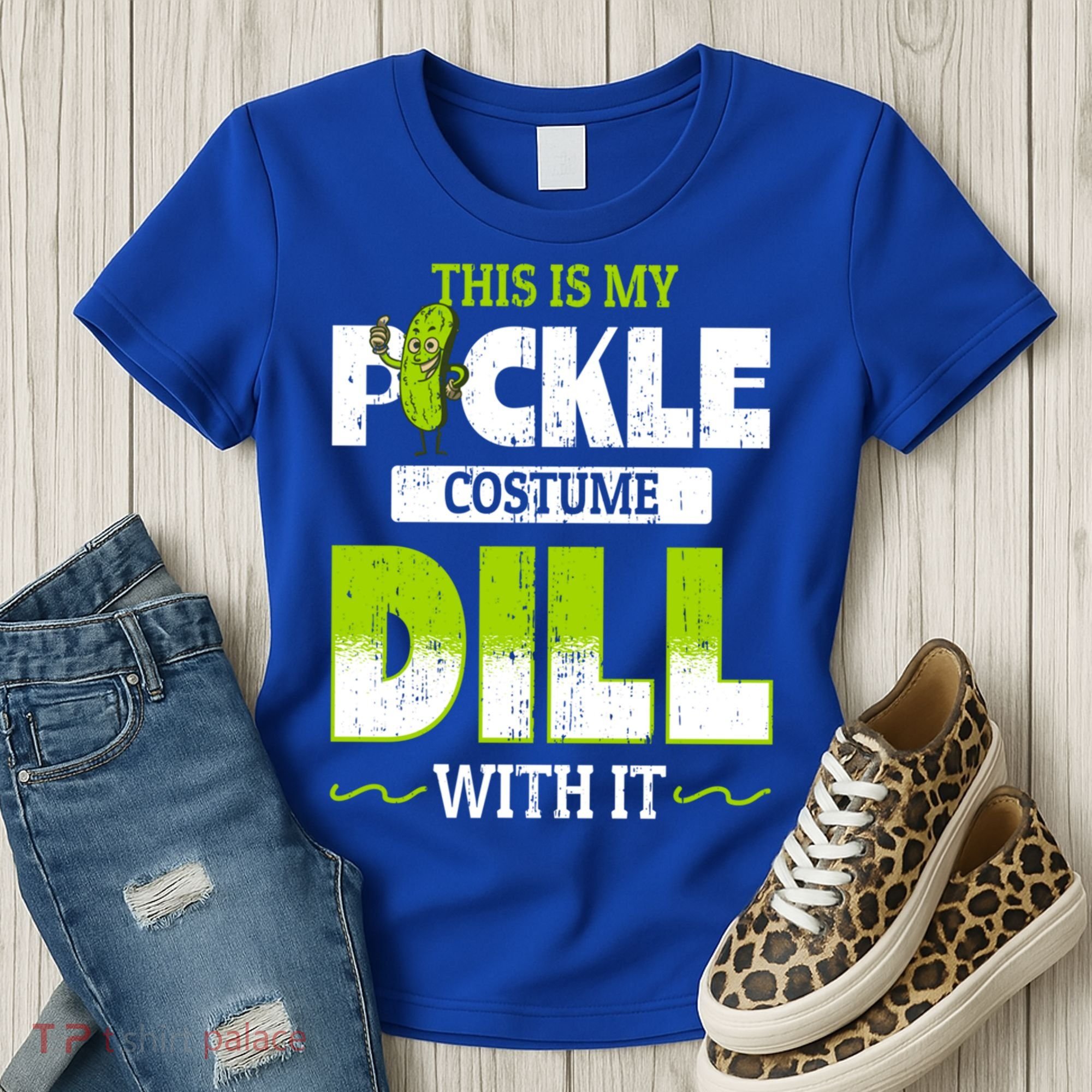 This Is My Pickle Costume Dill With It Pickles Funny Gift Women's T-Shirt