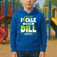 This Is My Pickle Costume Dill With It Pickles Funny Gift Kids Hoodie thumb 2