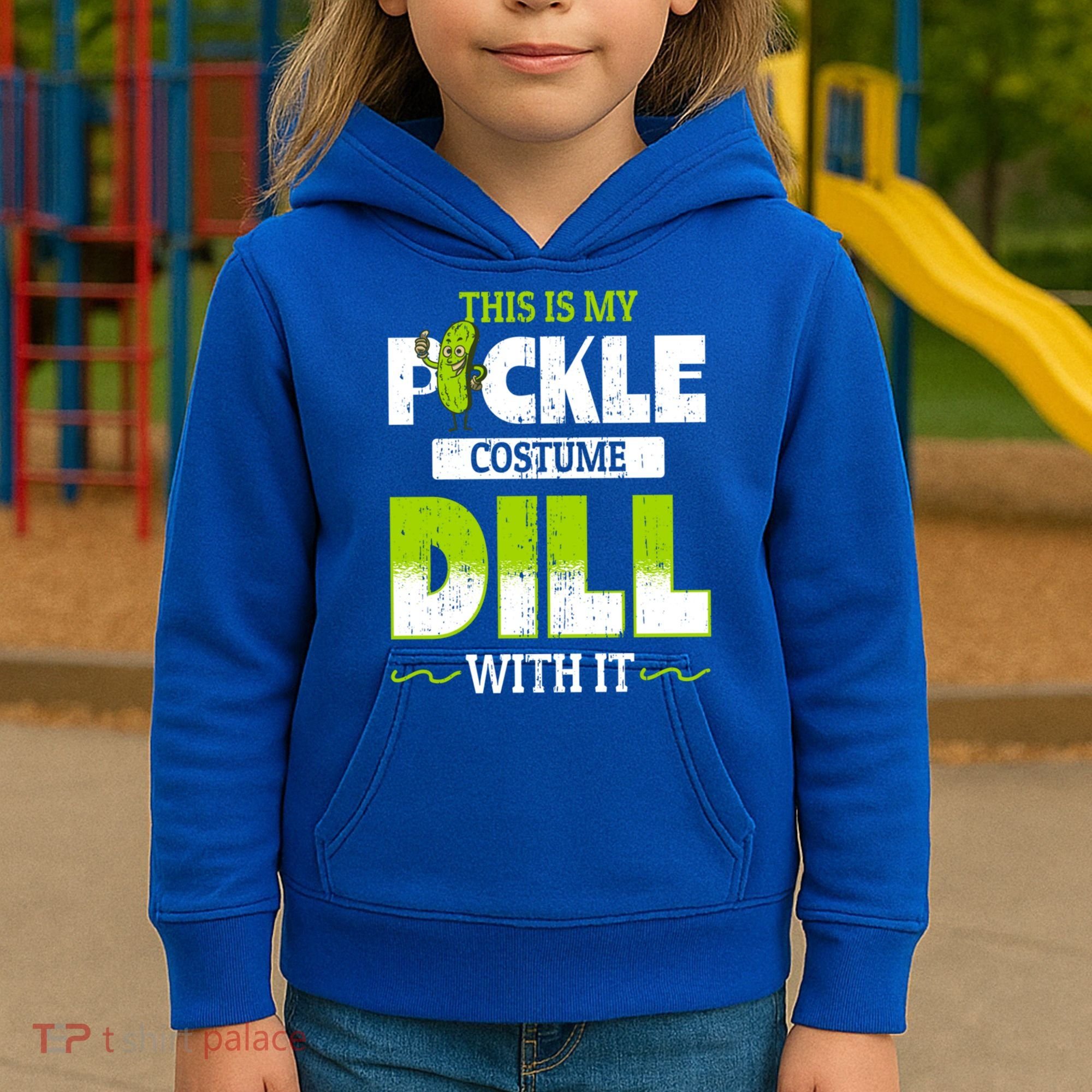This Is My Pickle Costume Dill With It Pickles Funny Gift Kids Hoodie