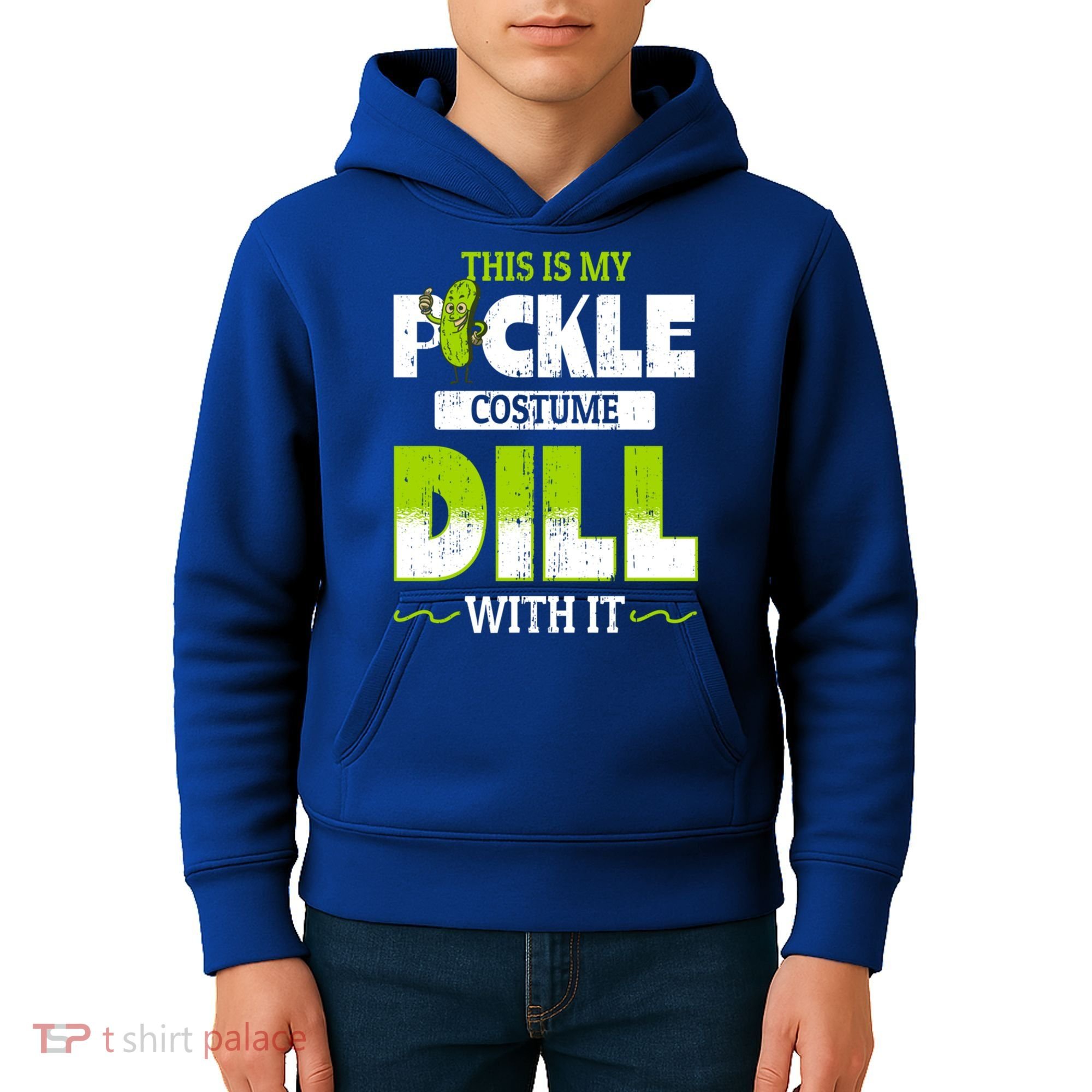 This Is My Pickle Costume Dill With It Pickles Funny Gift Kids Hoodie