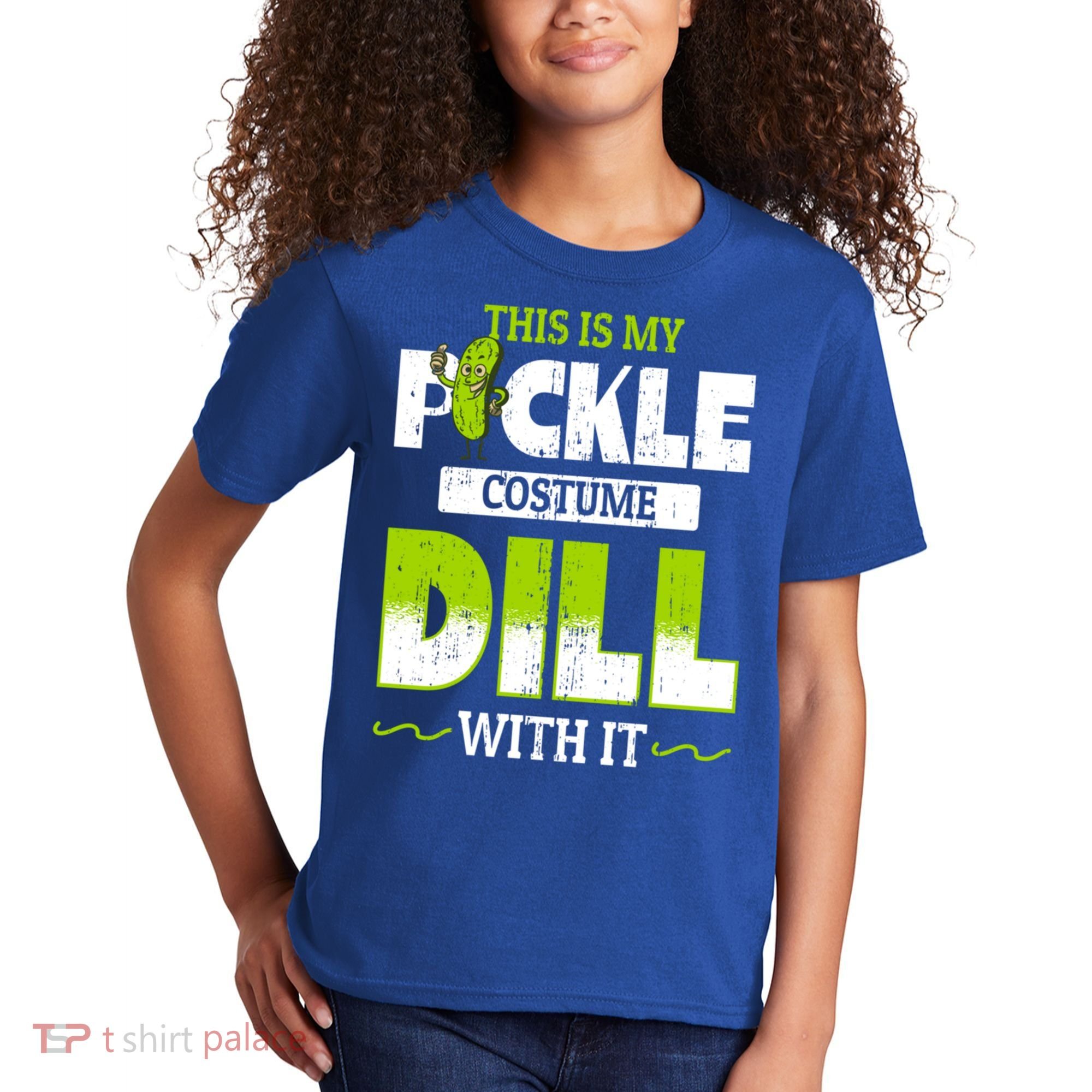This Is My Pickle Costume Dill With It Pickles Funny Gift Kids T-Shirt