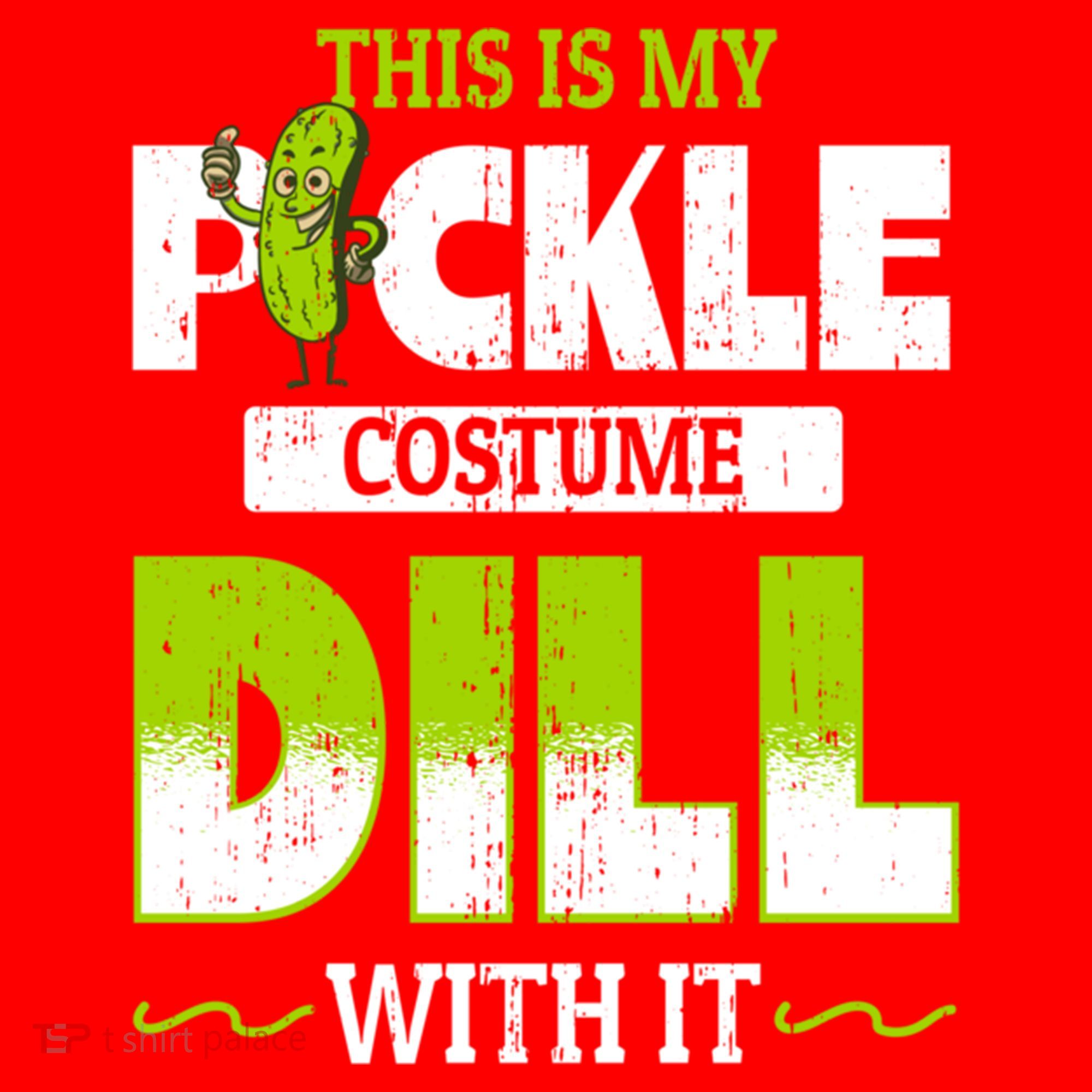This Is My Pickle Costume Dill With It Pickles Funny Gift Santa Hat