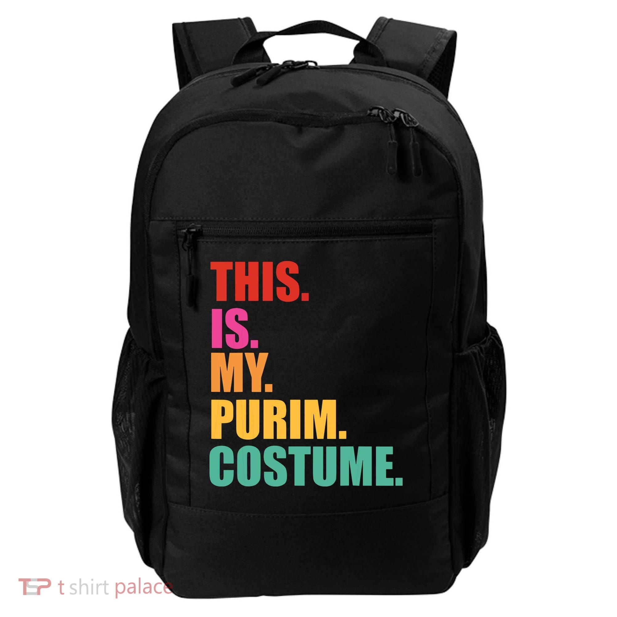 This Is My Purim Costume Funny Jewish Backpack