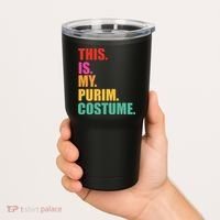 This Is My Purim Costume Funny Jewish Tumbler thumb 2