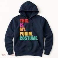 This Is My Purim Costume Funny Jewish Hoodie thumb 0