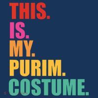 This Is My Purim Costume Funny Jewish Women's Hoodie thumb 2