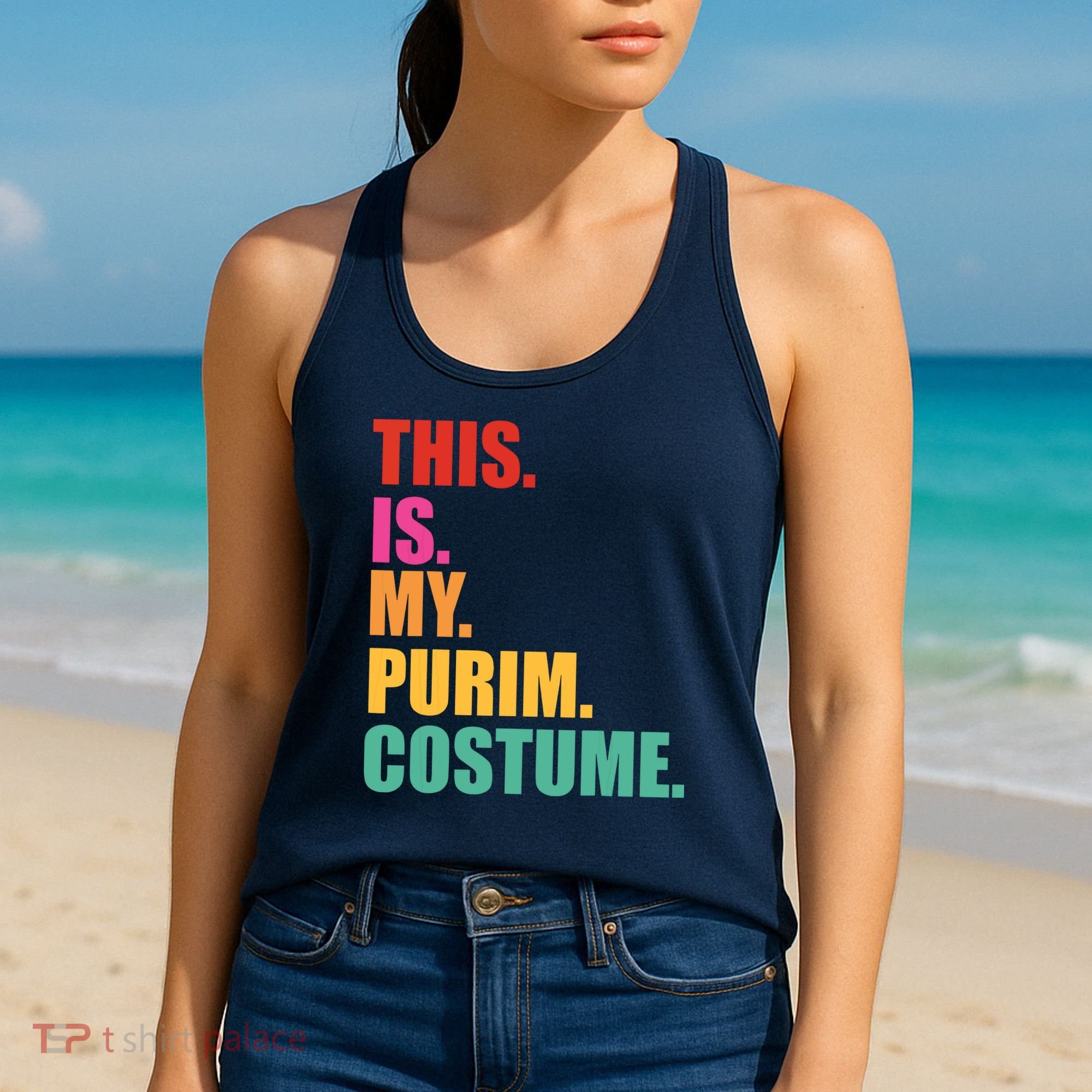 This Is My Purim Costume Funny Jewish Women's Tank Top