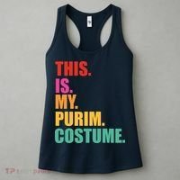 This Is My Purim Costume Funny Jewish Women's Tank Top thumb 3