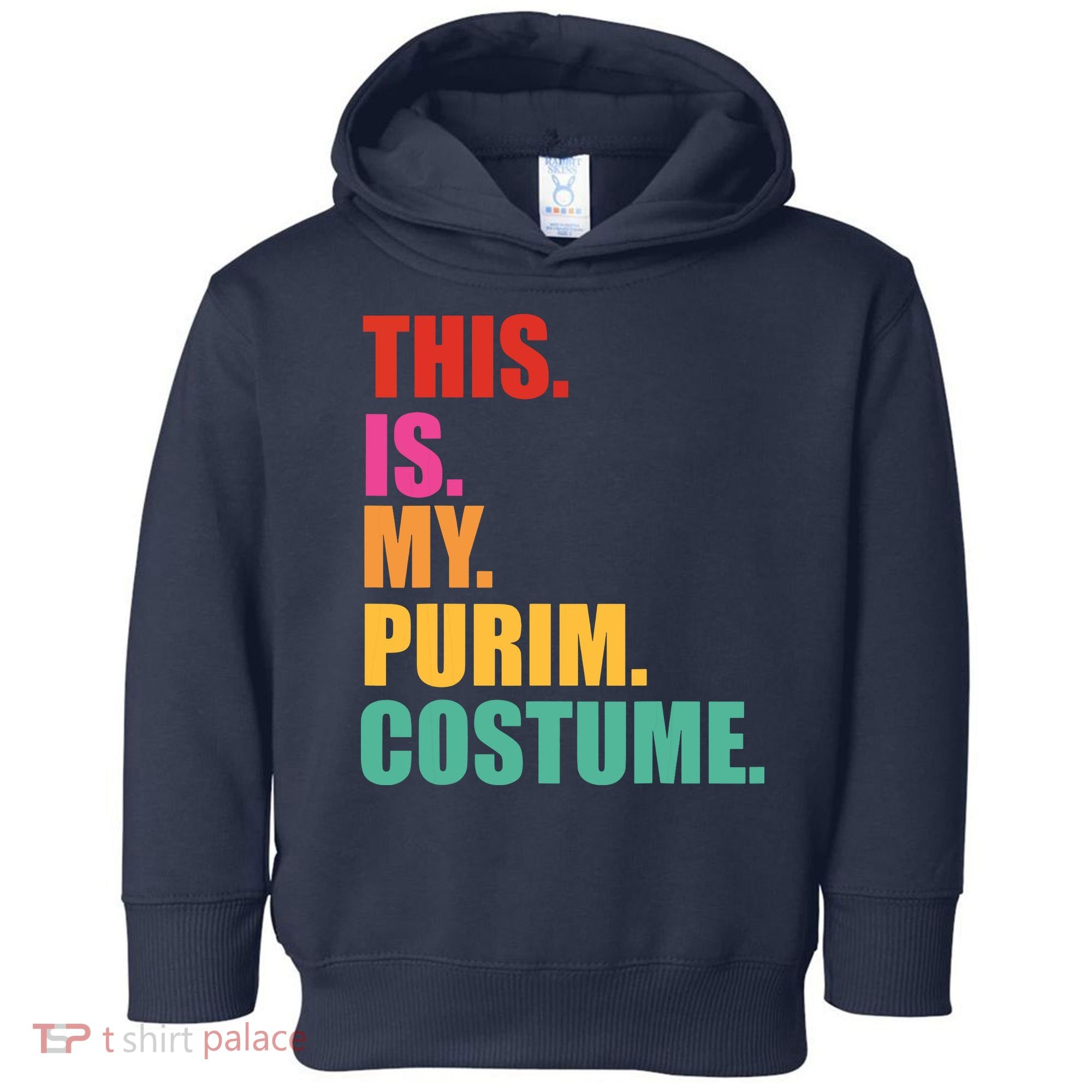 This Is My Purim Costume Funny Jewish Toddler Hoodie