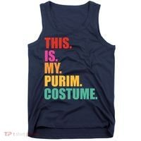 This Is My Purim Costume Funny Jewish Tank Top thumb 0