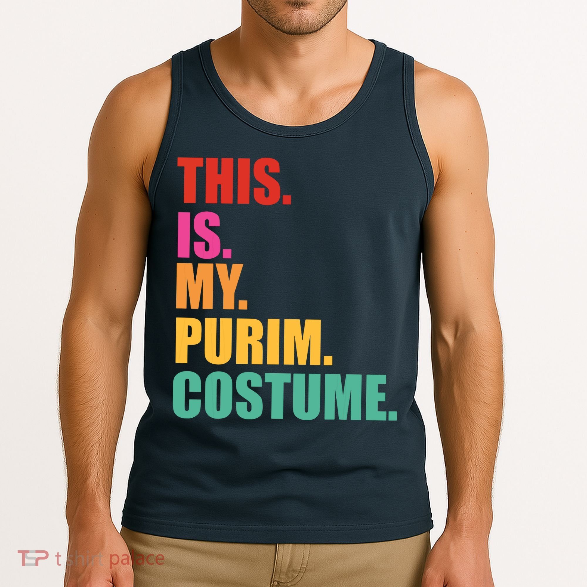 This Is My Purim Costume Funny Jewish Tank Top