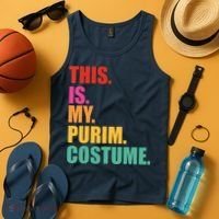 This Is My Purim Costume Funny Jewish Tank Top thumb 4