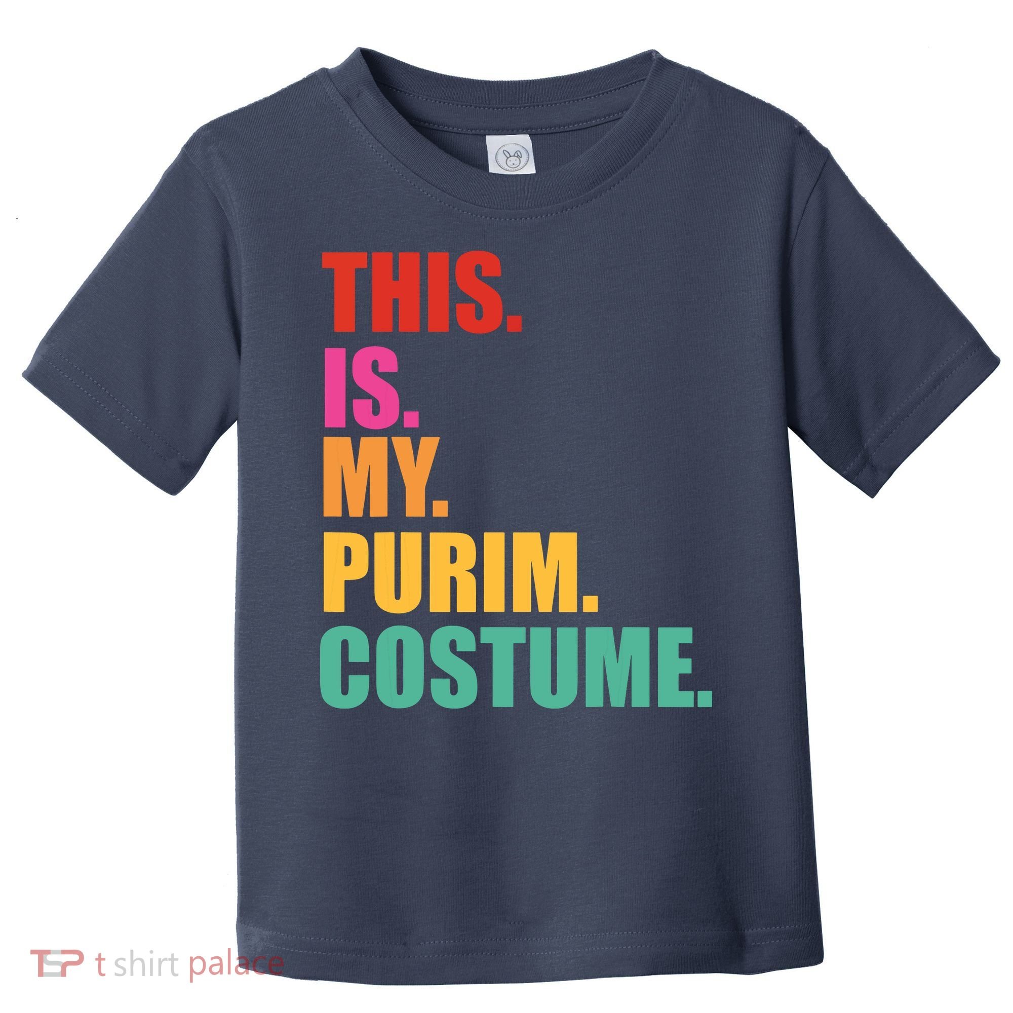 This Is My Purim Costume Funny Jewish Toddler T-Shirt