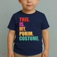 This Is My Purim Costume Funny Jewish Toddler T-Shirt thumb 2