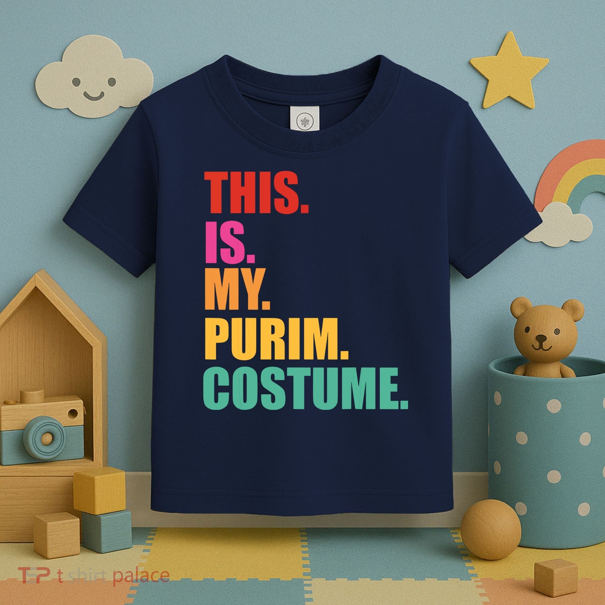 This Is My Purim Costume Funny Jewish Toddler T-Shirt